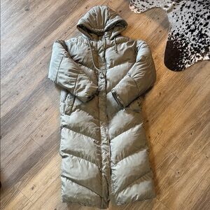 Women's Missguided Hooded Puffer Coat Parka-Olive